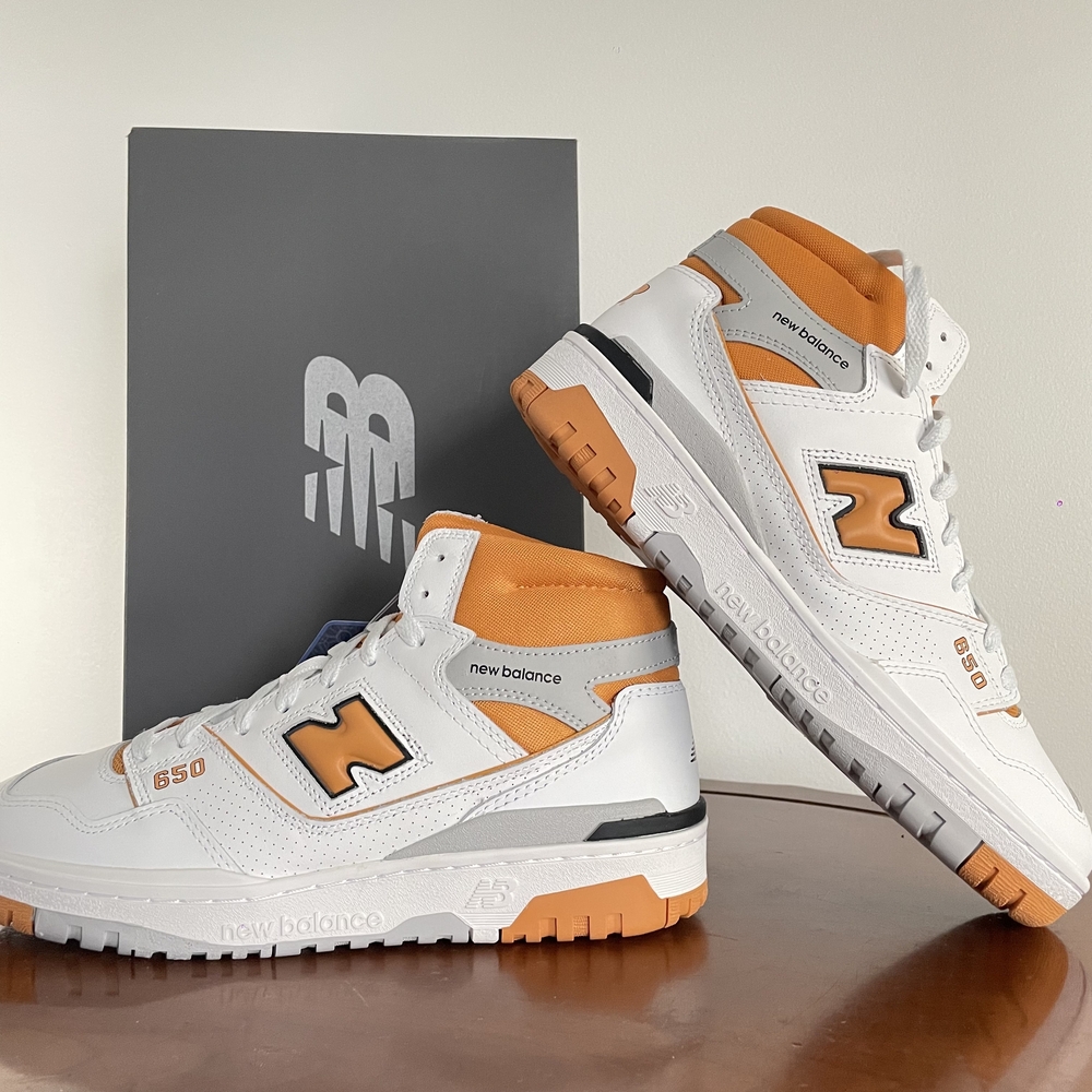 New Balance 650R White Canyon High Top Sneakers